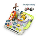 Racing Rail Car Adventure Train Toy Rocket Animals