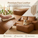 Leather Living Room Sofa