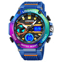 LOQNCE Men's Sports Watch Elegant Dual Movement Timepiece