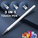Versatile 3-in-1 Stylus Pen for Tablets and Smartphones