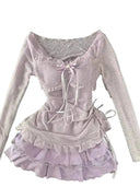 Dress Set for Women See Through Lace