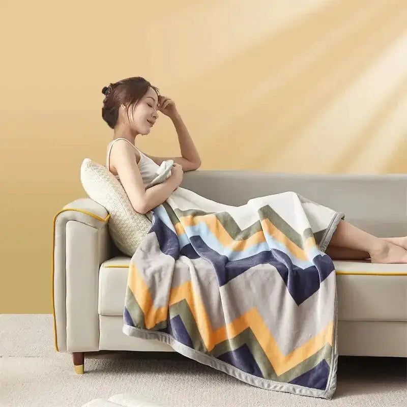 Extra Soft Flannel Blanket Thickened For All Seasons - OurLum.com