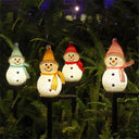 LED Solar Snowman Garden Lights for Festive Pathway Décor