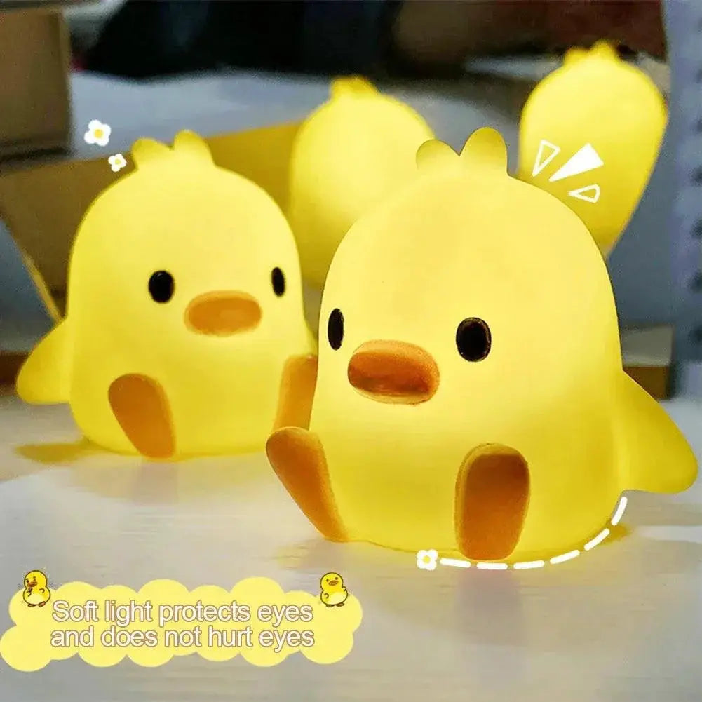 Night Light Cute Cartoon Duck LED Kids Bedroom Decor