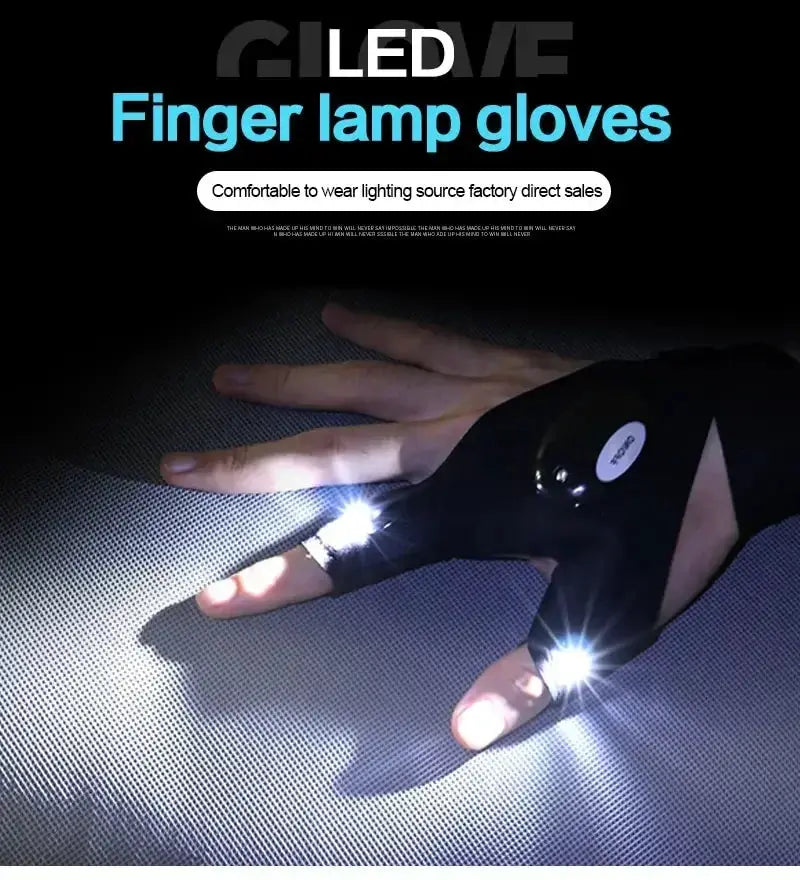 Illuminated Gloves for Night Fishing — product view 13