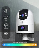 4K Dual Lens Security Camera for Homes
