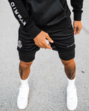 Men's Camo 2-in-1 Compression Shorts for Running Gym Basketball