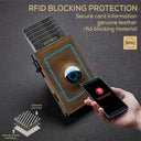 Slim Card Wallet for Men AirTag Tracking