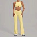 Yoga Set Women 2pc High Waist Crop Top Gym Ready