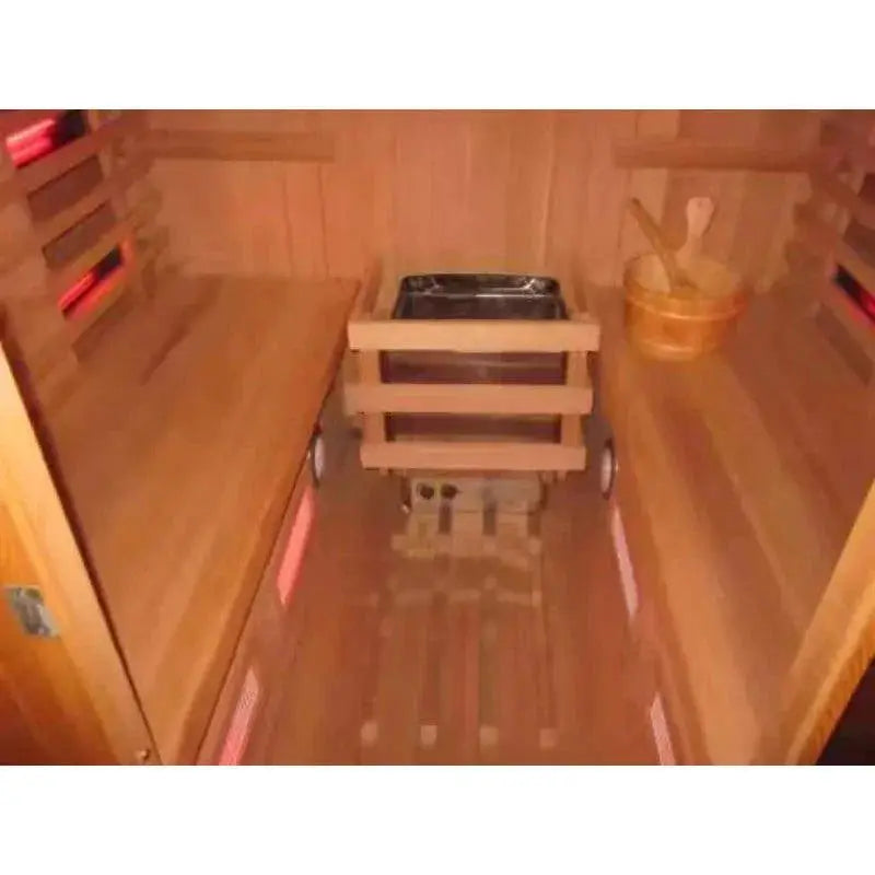Wood Steam Sauna Bluetooth Enabled Relaxation Oasis Home