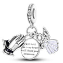 Charm Beads Sterling Silver Color