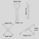 Magnetic Phone Holder - 3in1 Foldable Tripod