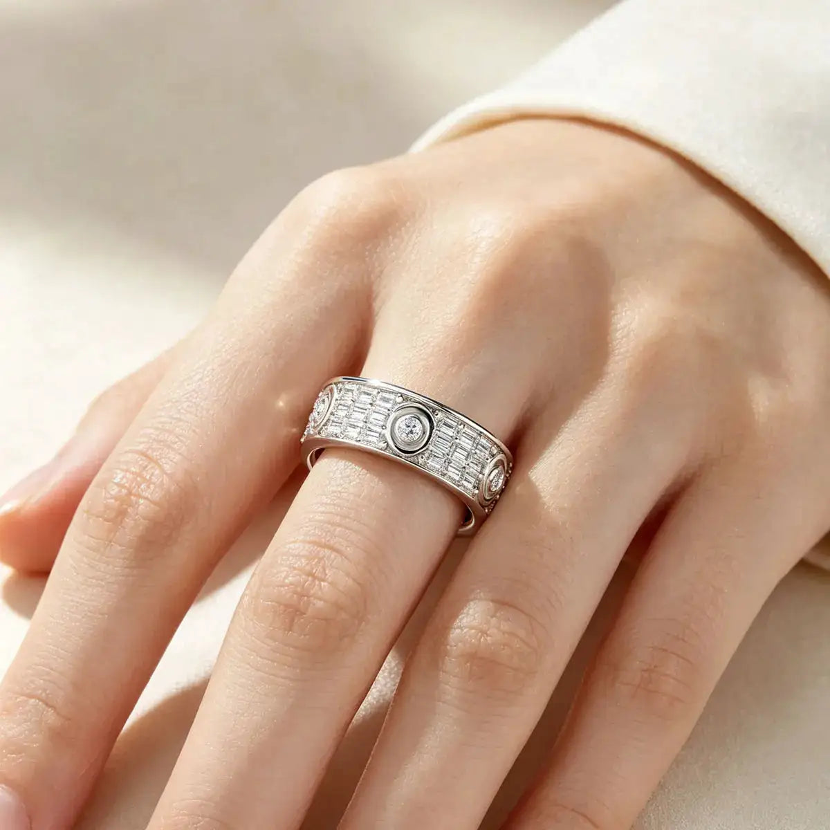 Sterling Silver Sterling Silver Moissanite Ring — product image 3