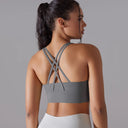 Women's High Stretch Yoga Bra Tank Top for Gym Use