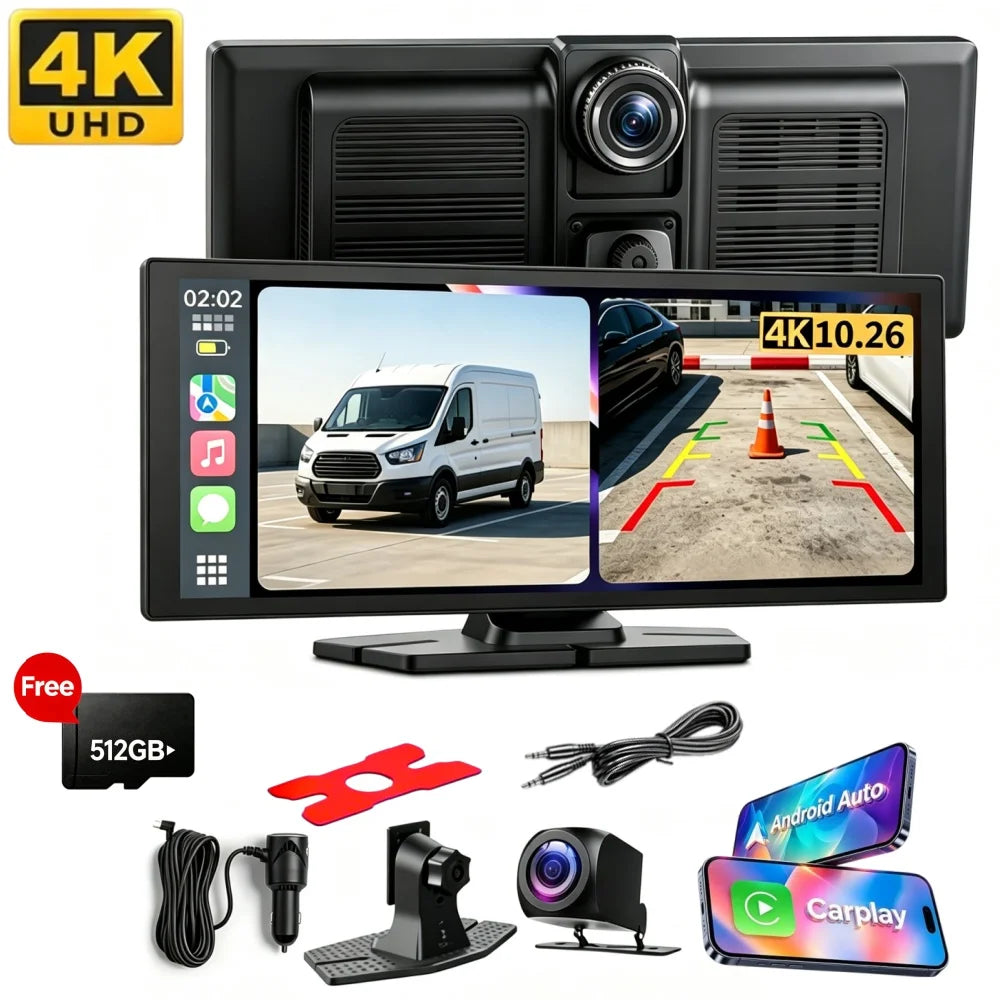 Large Car Screen Car Video DVD Player, Inches Touch Screen — product view 1
