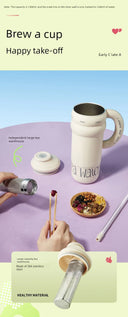 Strawberry Life 1300ml Giant Insulated Thermos Cup