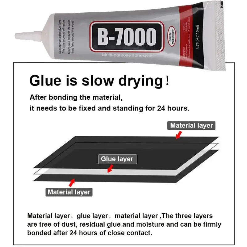 B7000 Clear Contact Adhesive Glue 15ml 25ml 50ml 110ml