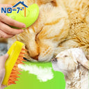 Steamy Cat Brush Hot Steam Grooming Comb for Easy Hair Removal