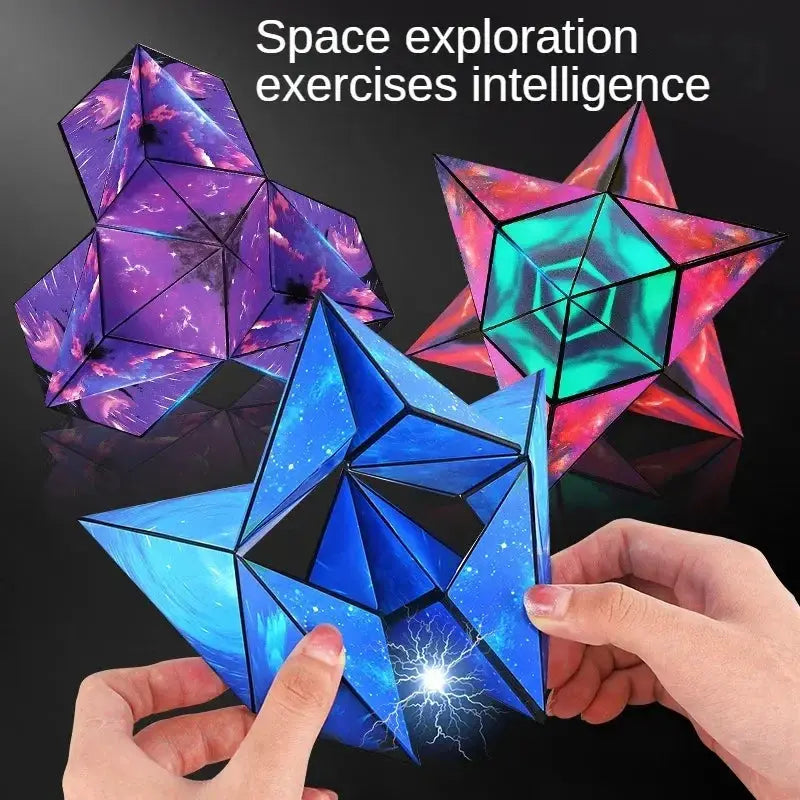 Variety Geometric Magnetic Magic Cube Fidget Toy for Kids - OurLum.com