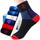 Men's Bamboo Fiber Sports Socks - 5 Pairs of Comfort