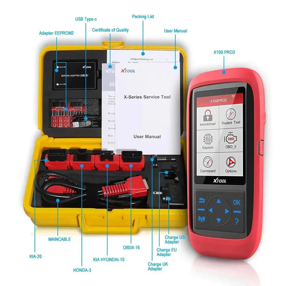 XTOOL X100 Pro2 Advanced Auto Key Programmer And Scanner