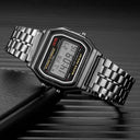 Luxury LED Steel Band Sports Watch Retro Military Style