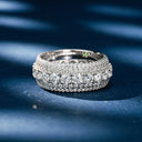 Multi Row Full Eternity Moissanite