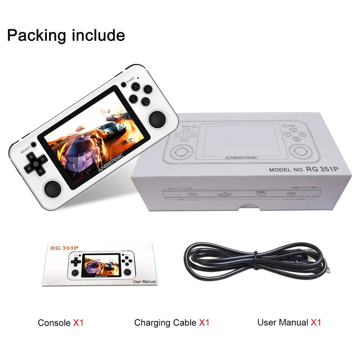 ANBERNIC Handheld Retro Game Console Inch IPS Screen TF Card — product view 10