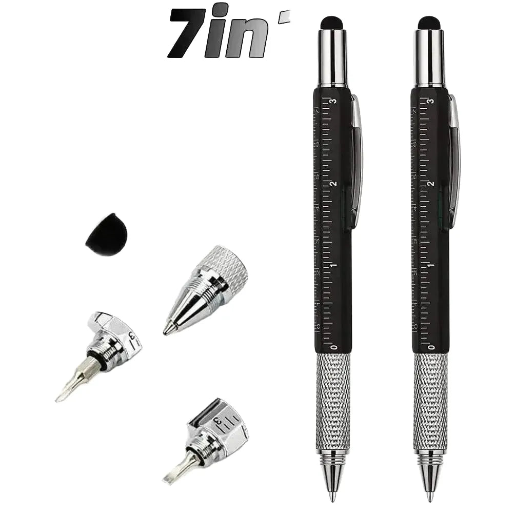 Seven In One Stylus Pen - Tablets — 2pcs Black