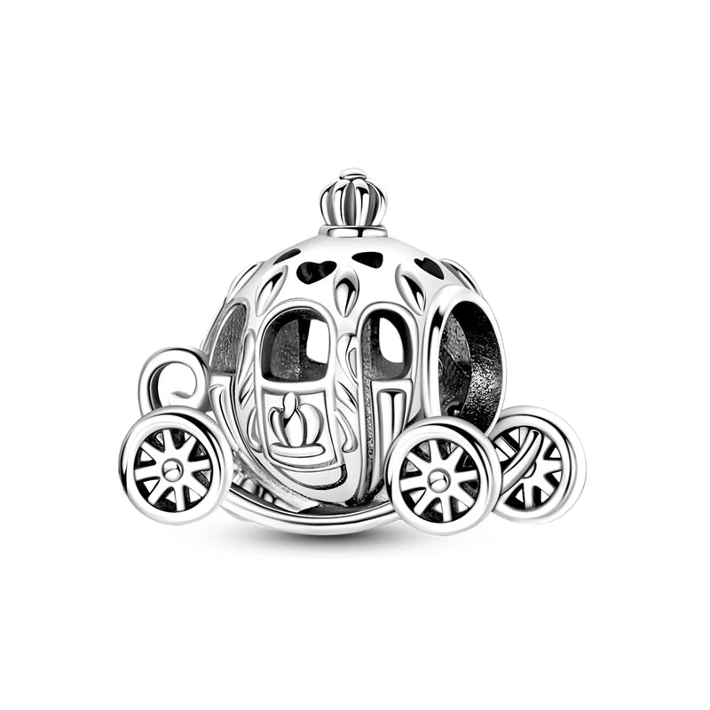 Silver Charm Pendant Celtic Dragon