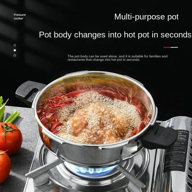 Induction Compatible Pressure Cooker Pot 18cm Stainless