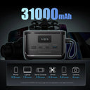 ALLPOWERS 31000mAh SOLAX P100 Portable Power Station 99.2wh Solar Generator with USB-C USB-A Outlet for Camping Home RVs Hunting