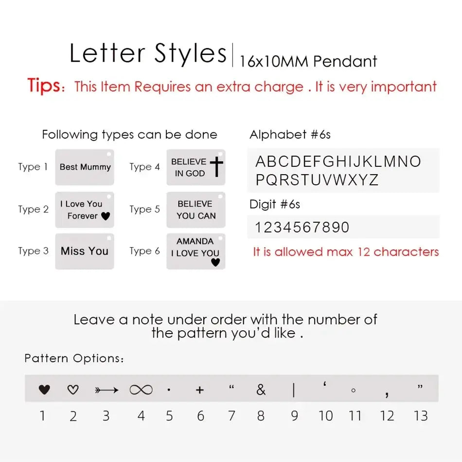 Custom Letter Envelope Necklace - Her — product view 8