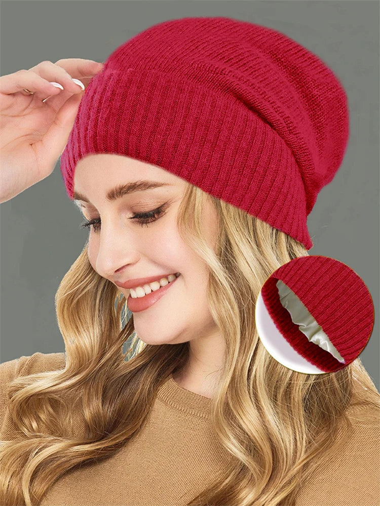 Cashmere Knit Winter Hat