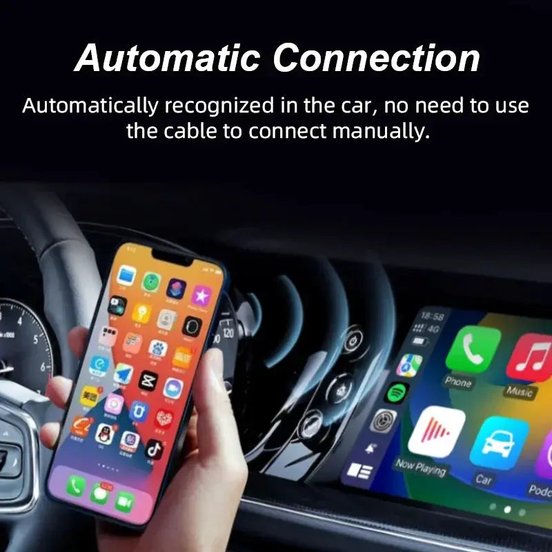 Wireless CarPlay 2 In 1 Box Plug And Play Easy Connect