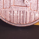 Iced Out Bridge Round Pendant
