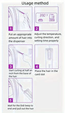 Portable Wireless Hair Curler for Waves & Curls LED Display