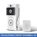 Solar Wireless Outdoor Video Doorbell 2K IP65 Weatherproof Never Miss A Visitor