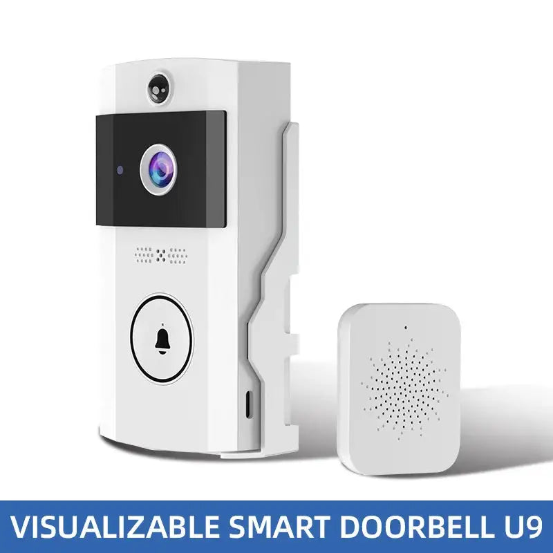 Waterproof Outdoor Wireless Doorbell with Solar Cover Camera WiFi Digital Door Peepholes Smart Home Intercom Video Eye Ring Bell