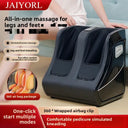 Foot & Calf Massager Heat Plantar Relief Circulation Shiatsu Deep Kneading Compression Adjustable for Women and Men Factory Sale