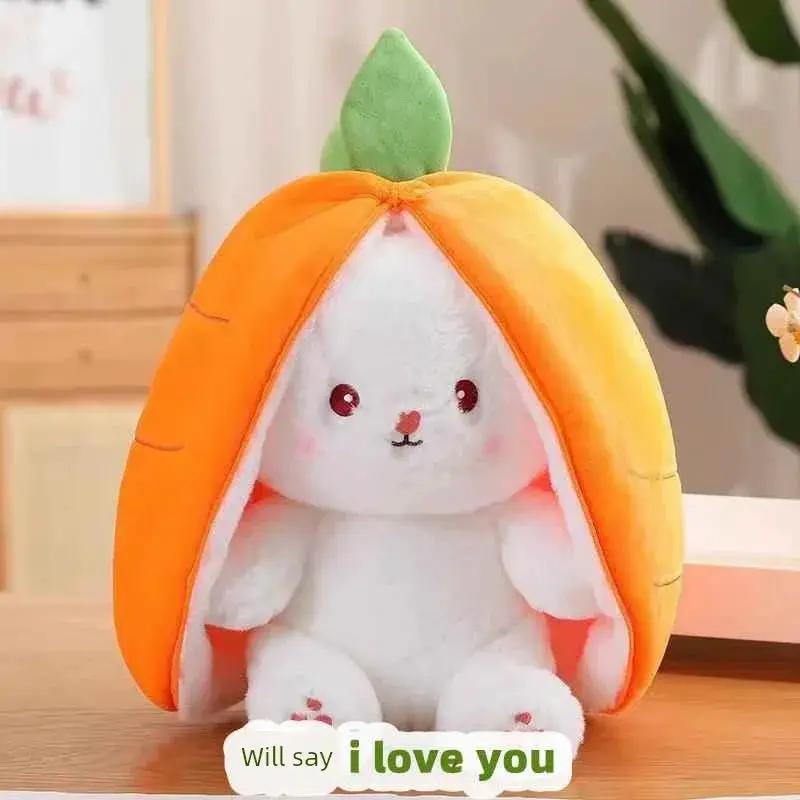 Soothing Transformation Bunny Plush Pillow Toy For Teens