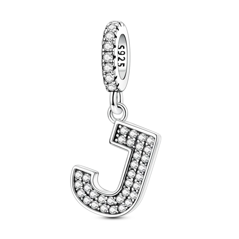 A-z Alphabet Charm Bead Sterling