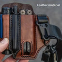 Tactical Leather Belt - Durable EDC Tool Holder