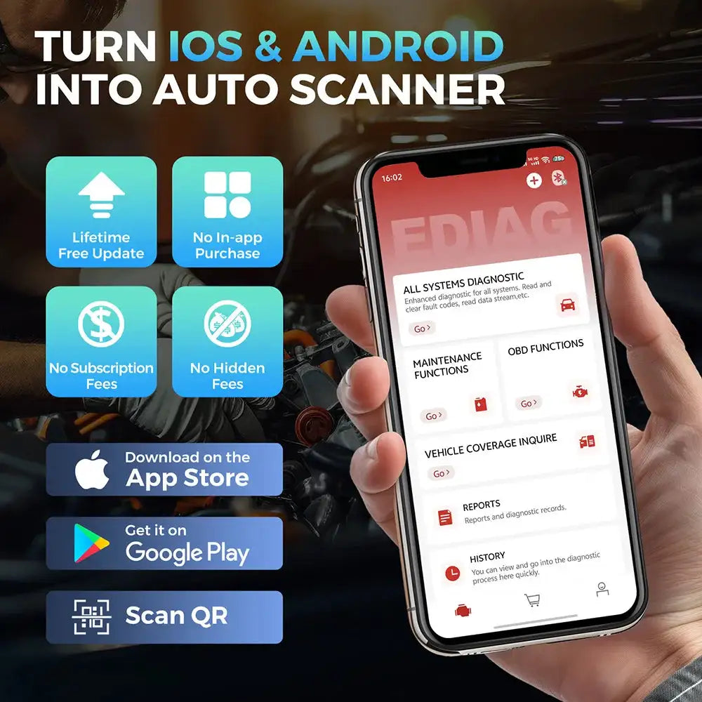 2026 KINGBOLEN EDIAG Elite ALL System Car Diagnostic Tools 15 Resets Bi Directioal FULL OBD2 Code Reader Scanner Lifetime Free