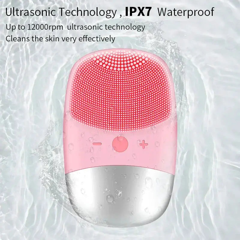 Sonic Facial Cleansing Brush Electric Deep Pore Cleanser