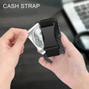 RFID Card Holder With Money Clip Wallets For Men Luxury
