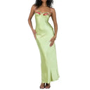 Satin-Corset Dress for Evening Glam