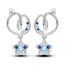 Silver Plated Hoop Earring Pendientes