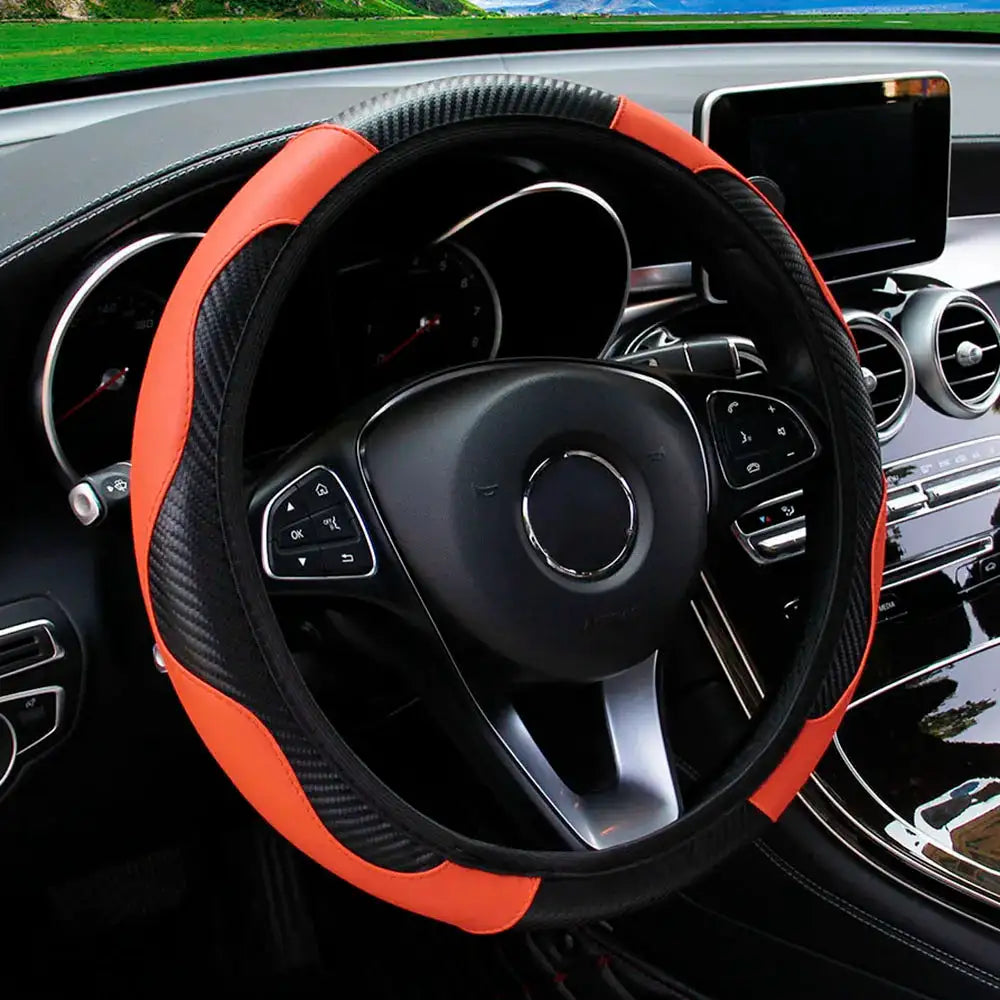Steering Wheel Cover - Refined Carbon Texture — product view 13