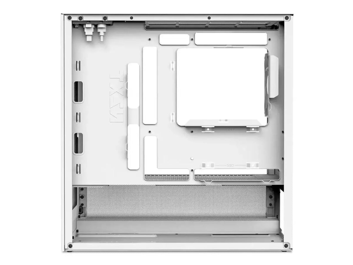 NZXT CC-H31FW-01White SGCC / Tempered Glass Micro ATX Cases Case  (Computer Cases - ATX Form)